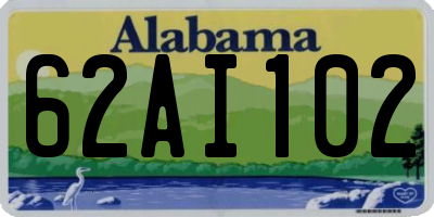 AL license plate 62AI102