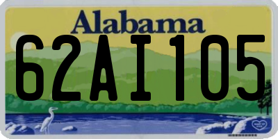 AL license plate 62AI105