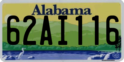 AL license plate 62AI116