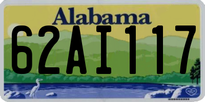 AL license plate 62AI117