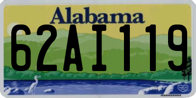 AL license plate 62AI119