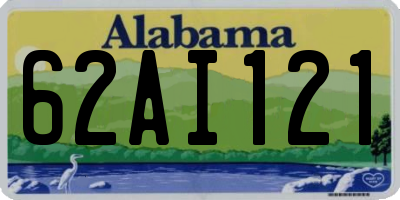 AL license plate 62AI121
