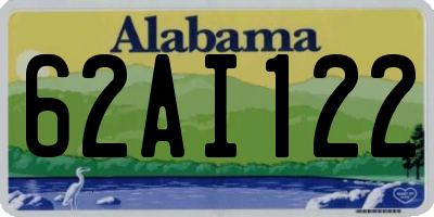 AL license plate 62AI122