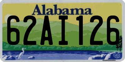 AL license plate 62AI126