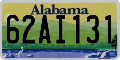 AL license plate 62AI131