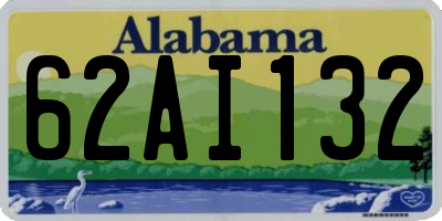AL license plate 62AI132