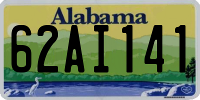 AL license plate 62AI141