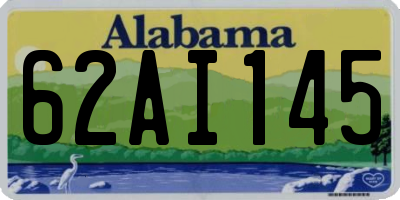 AL license plate 62AI145