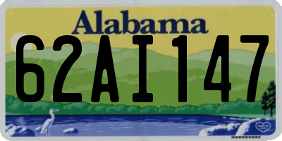 AL license plate 62AI147