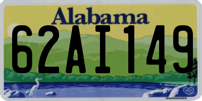 AL license plate 62AI149