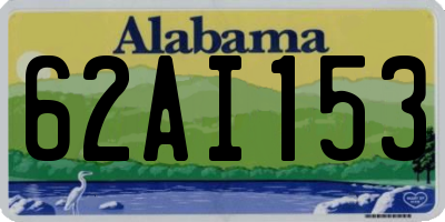 AL license plate 62AI153
