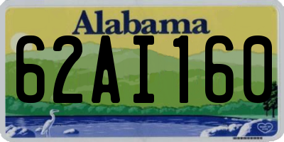 AL license plate 62AI160