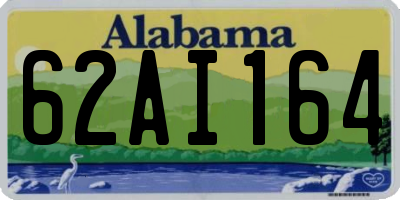 AL license plate 62AI164