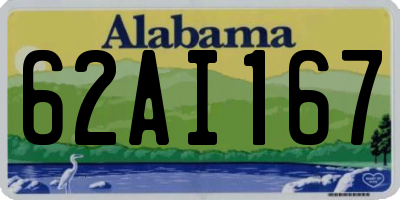 AL license plate 62AI167