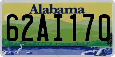 AL license plate 62AI170