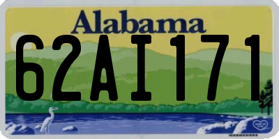 AL license plate 62AI171