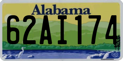 AL license plate 62AI174