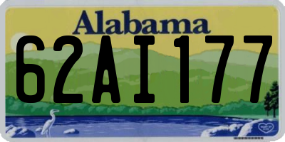 AL license plate 62AI177