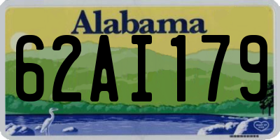 AL license plate 62AI179
