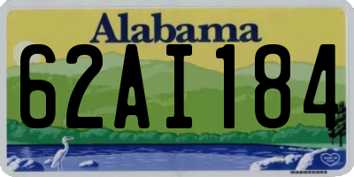 AL license plate 62AI184