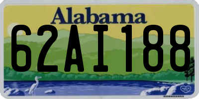 AL license plate 62AI188