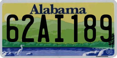 AL license plate 62AI189