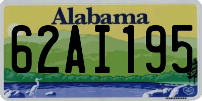 AL license plate 62AI195