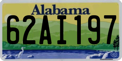 AL license plate 62AI197