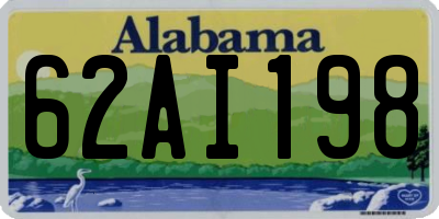 AL license plate 62AI198