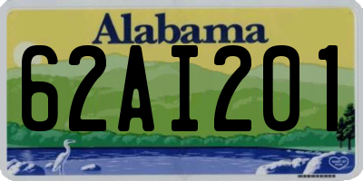 AL license plate 62AI201