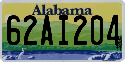 AL license plate 62AI204