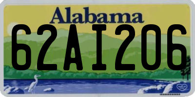 AL license plate 62AI206
