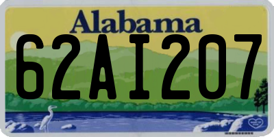 AL license plate 62AI207