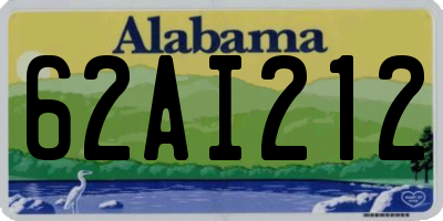 AL license plate 62AI212