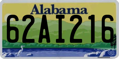 AL license plate 62AI216