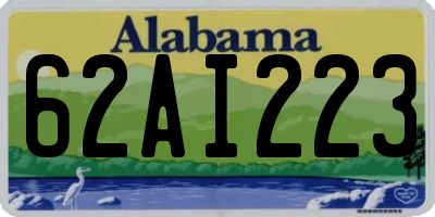 AL license plate 62AI223
