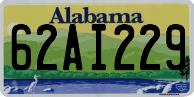 AL license plate 62AI229