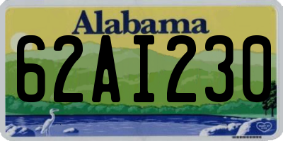 AL license plate 62AI230