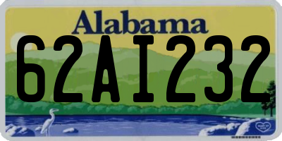 AL license plate 62AI232