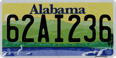 AL license plate 62AI236
