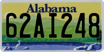 AL license plate 62AI248