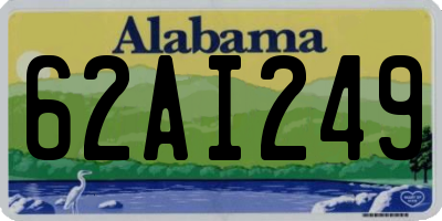 AL license plate 62AI249