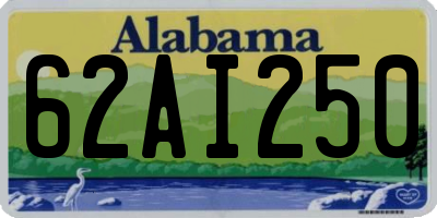 AL license plate 62AI250