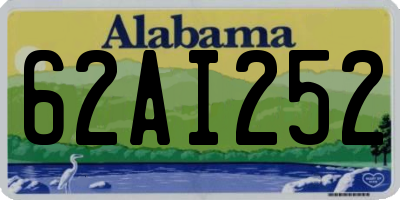 AL license plate 62AI252