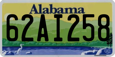 AL license plate 62AI258