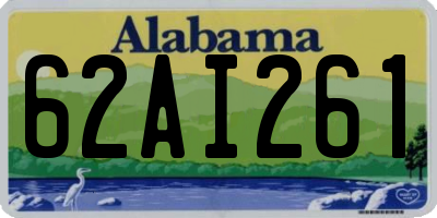 AL license plate 62AI261