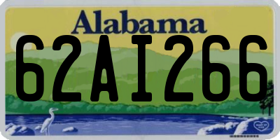 AL license plate 62AI266
