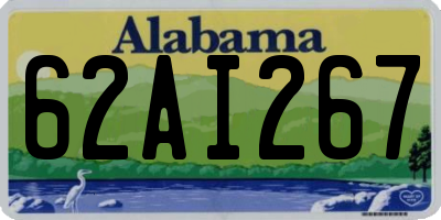 AL license plate 62AI267