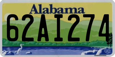 AL license plate 62AI274