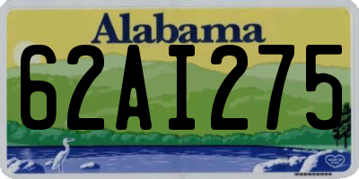 AL license plate 62AI275